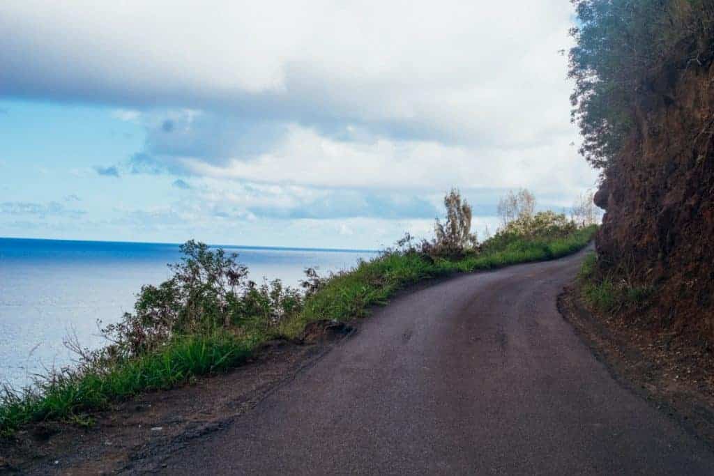 Maui most dangerous road Kahekili Highway