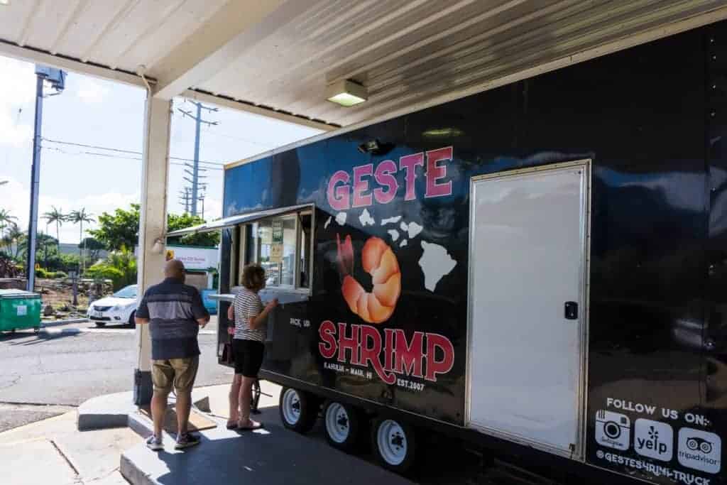 Geste Shrimp Truck Maui