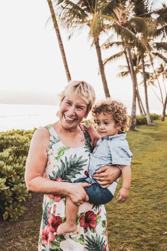 Happy Nana for Maui in November Family Vacation