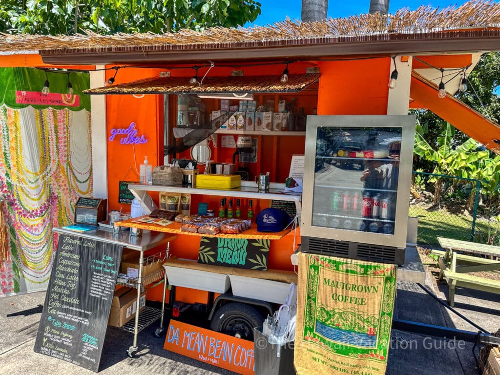Hana Maui food trucks near hana hotels