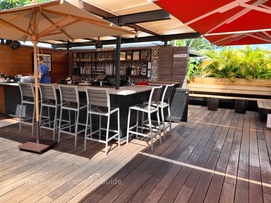 best lahaina restaurants happy hour aloha mixed plate bar