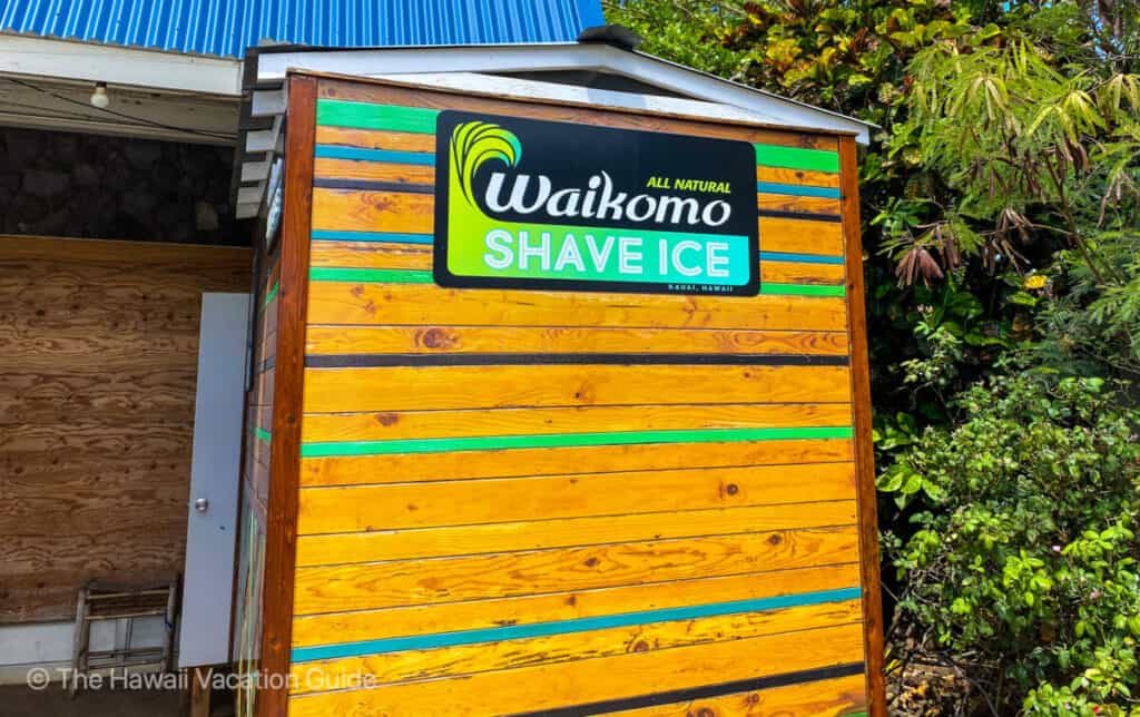 shave ice food truck kauai poipu