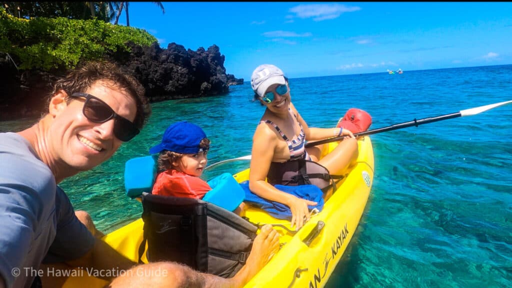 Things to do on the Big Island - Kayak Kealakekua Bay