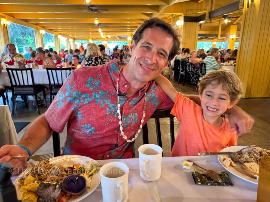 our family at smith family luau kauai