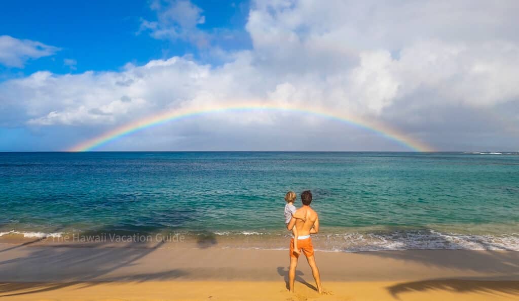 what to do in hawaii when it rains rainbow
