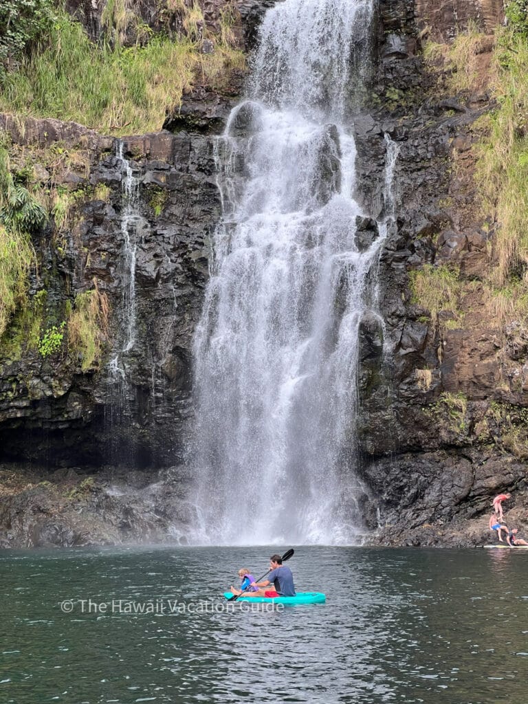 Booking a trip to Hawaii Kulaniapia Falls