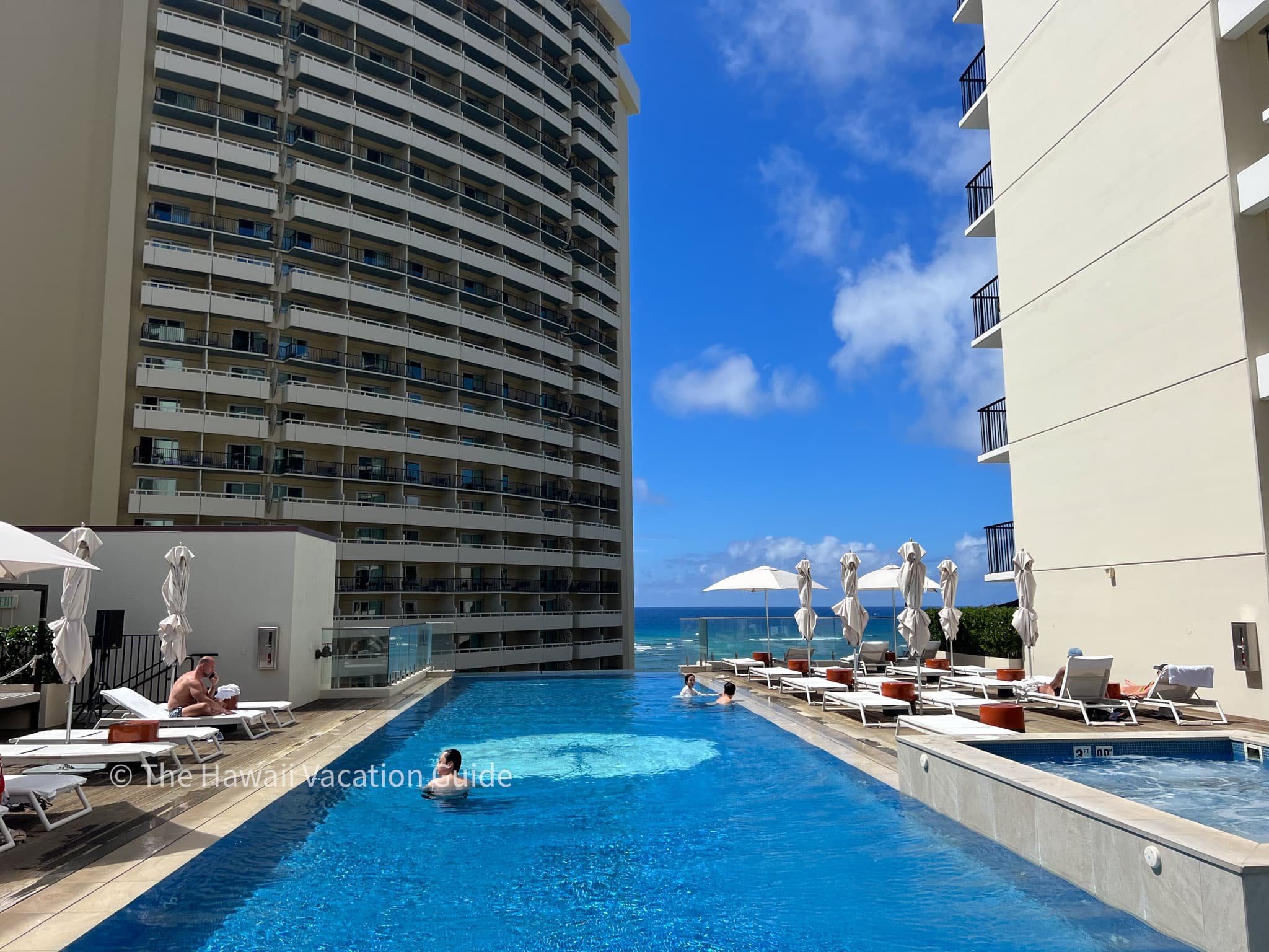Pool at the Halepuna Hotel Waikiki