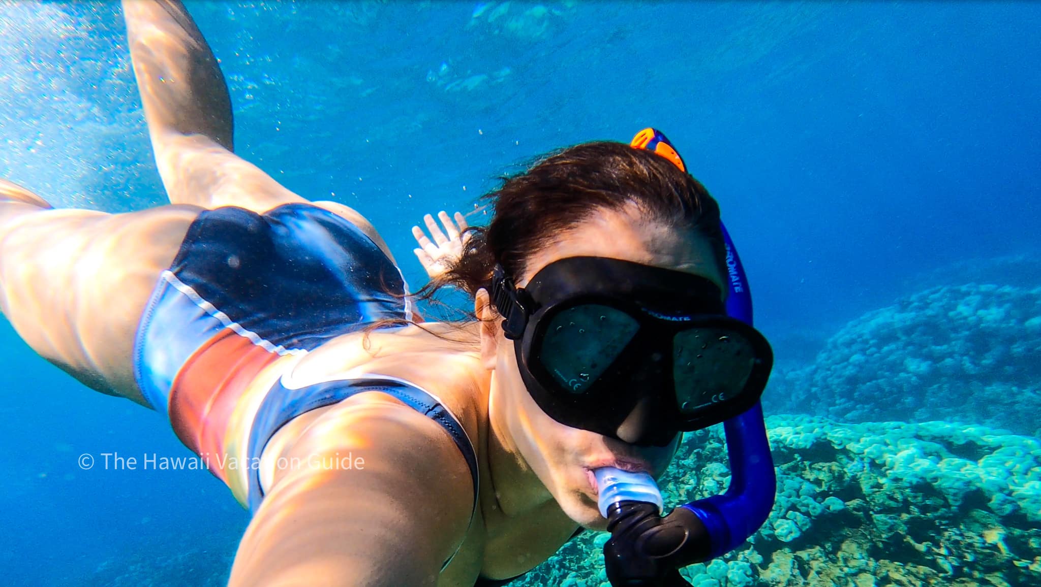 Things to do in Kona, snorkeling at two step