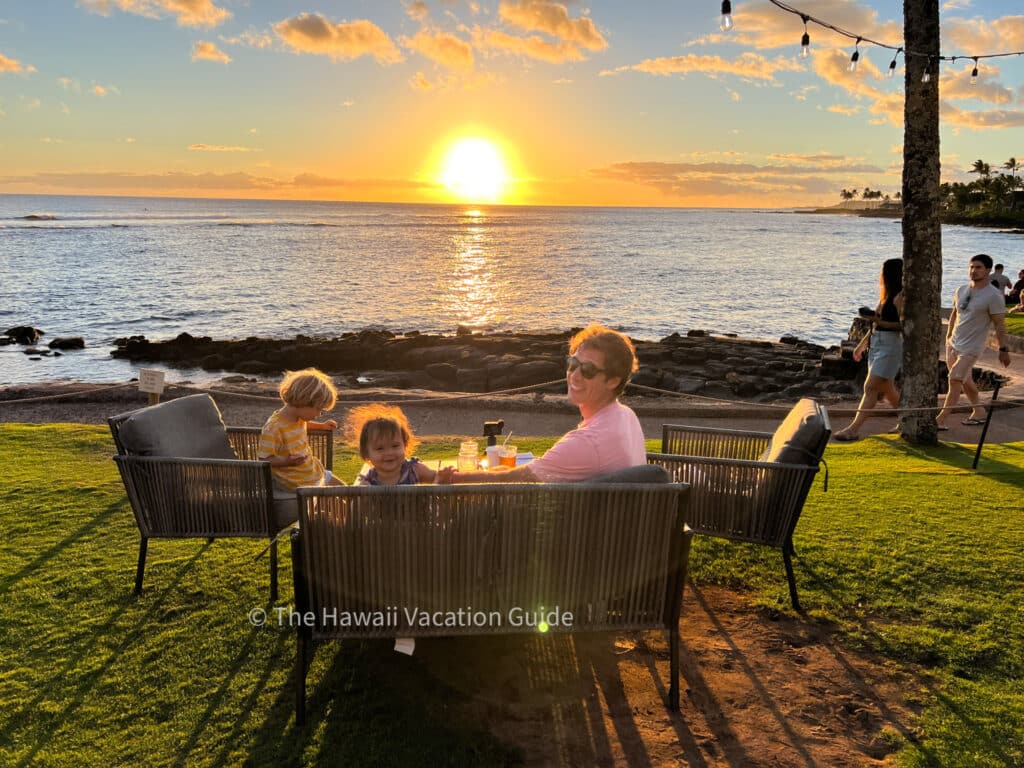 kauai sunset Beach House Restaurant poipu