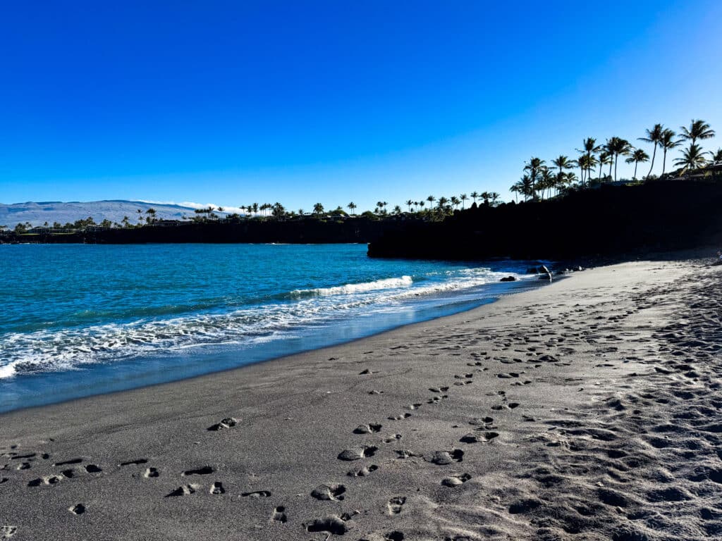 waikoloa things to do black sand beach beach 49