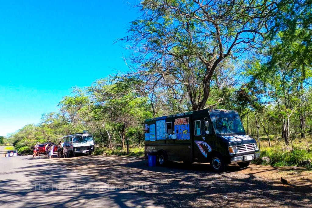 makena beach maui food trucks Jawz food truck