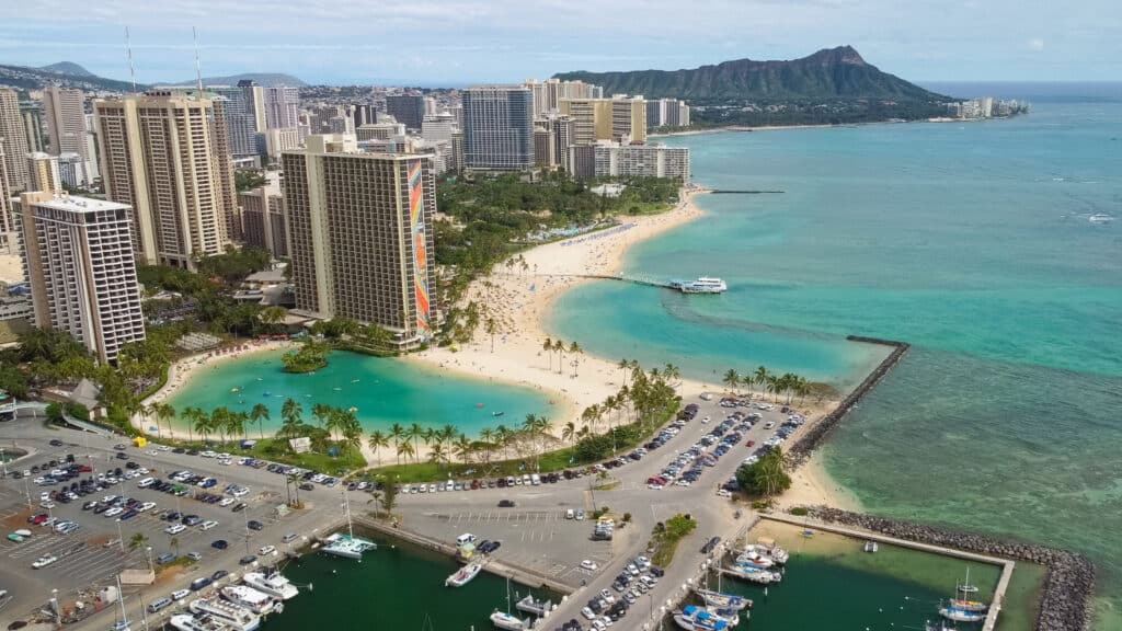 Hilton Hawaiian Village on Waikiki Beach