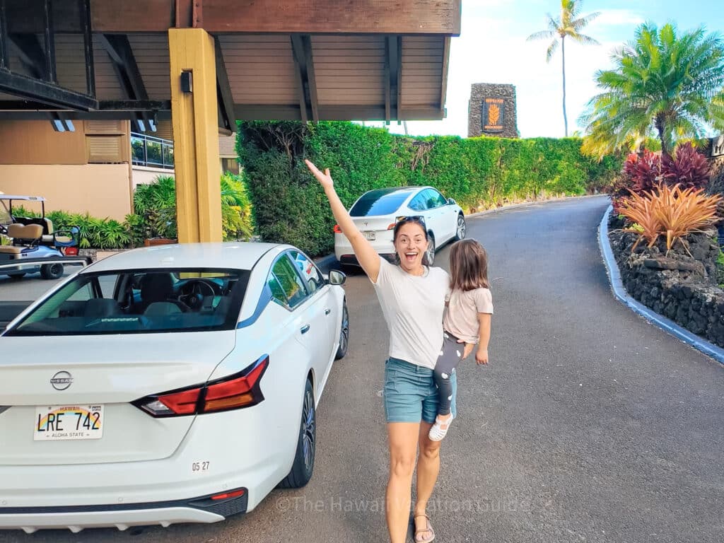 Napili Kai Resort Review arriving at resort