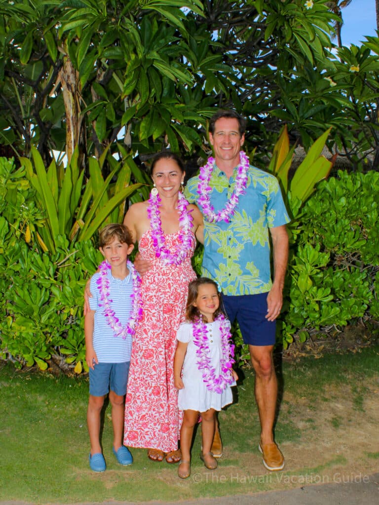 our family at the sheraton maui nui luau
