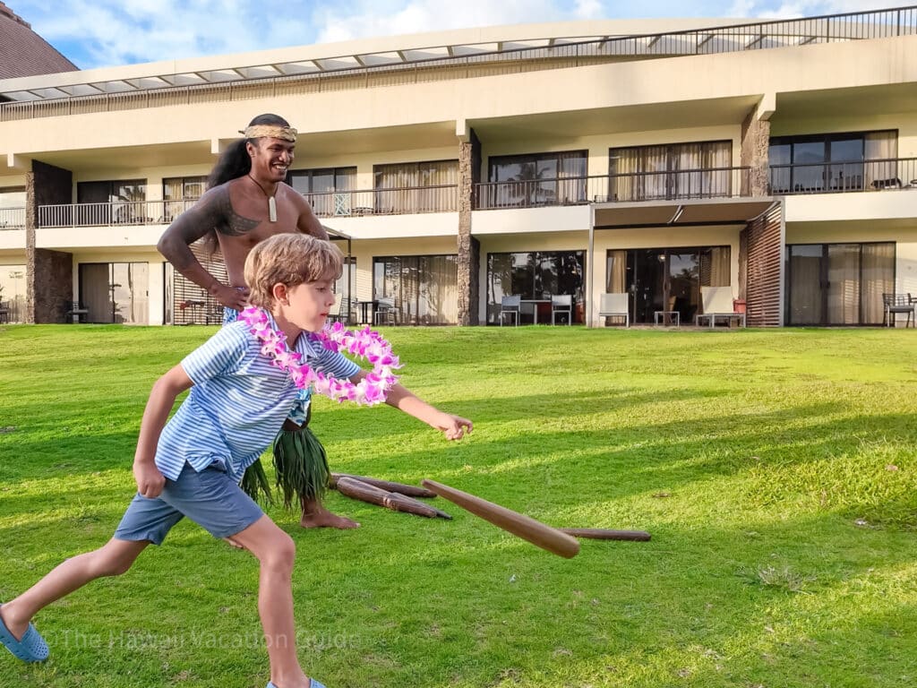sheraton maui luau activities