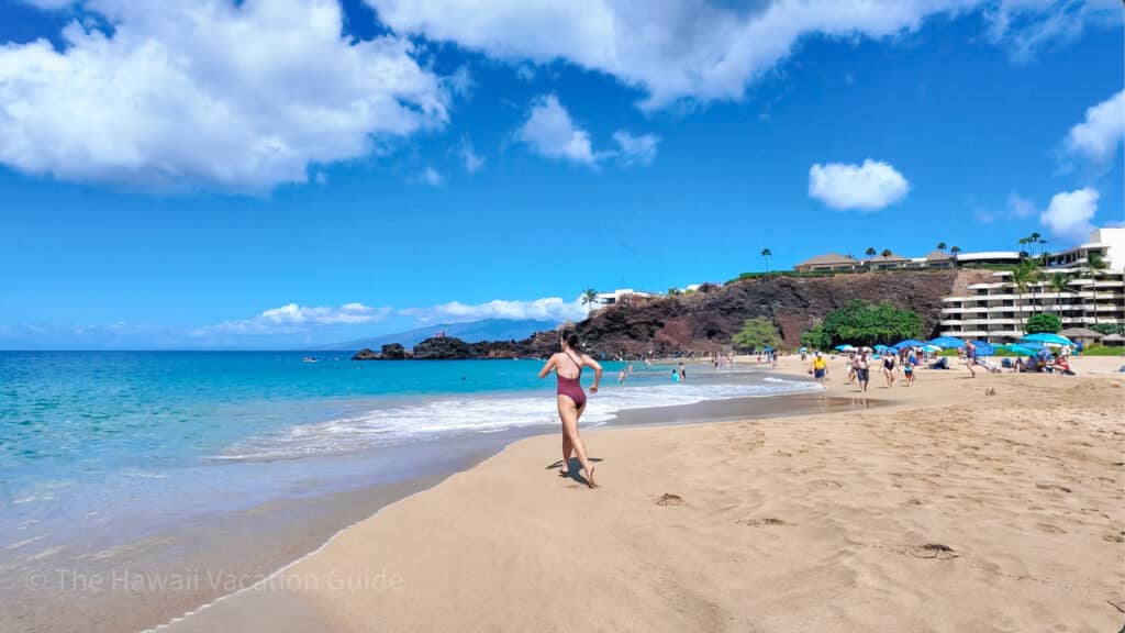 Hawaii summer vacation itineraries erica on kaanapali beach