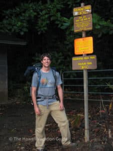 Jordan at the Kalalau Trailhead in 2010