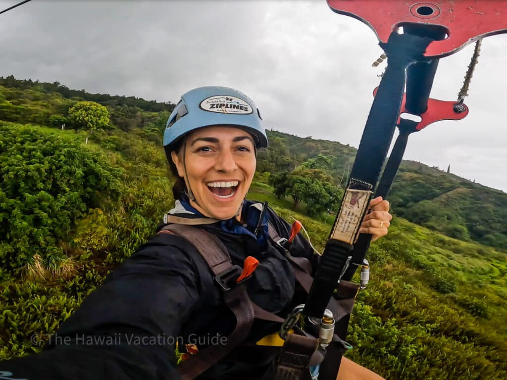kapalua things to do zipline