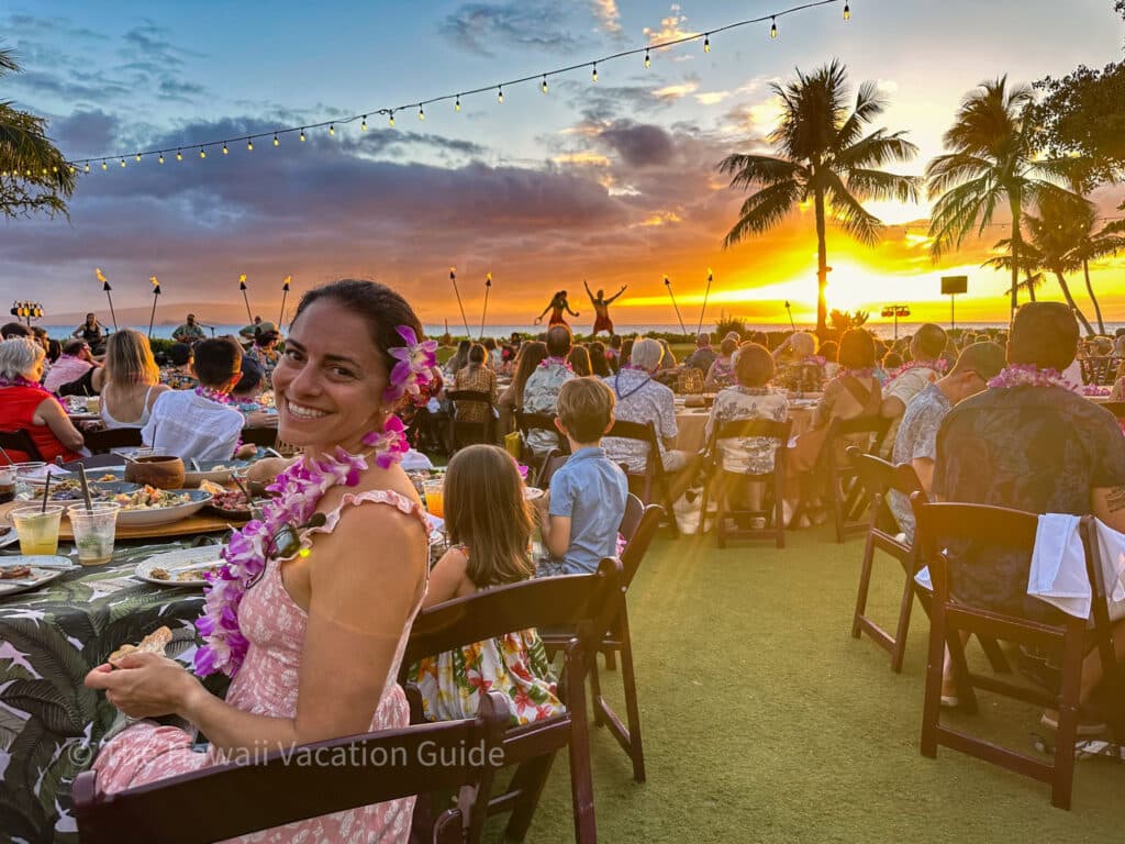Maui activities for family of five luau