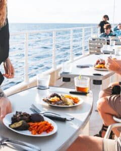 pacific whale foundation sunset dinner cruise private tables