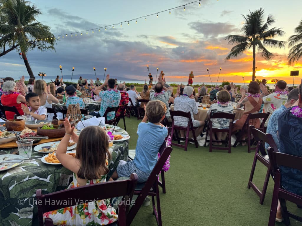 wailea luau kid friendly